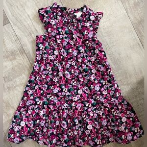 Crewcuts Floral Kids Dress - Pink and Purple